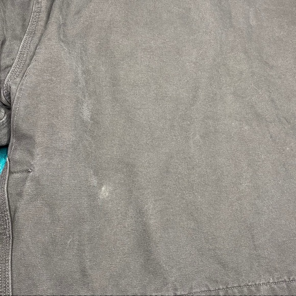 NWT Carhartt Jacket XXL J97 Grey Duck Fleece Lined - Picture 9 of 12